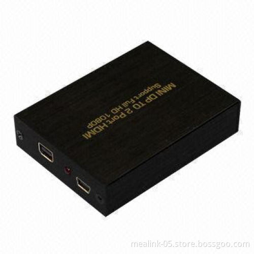 Mini DP to 2-port HDMI Converter